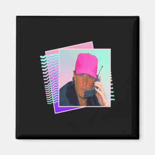 Íman Donald Trump Retro 80s 90s Gráfico
