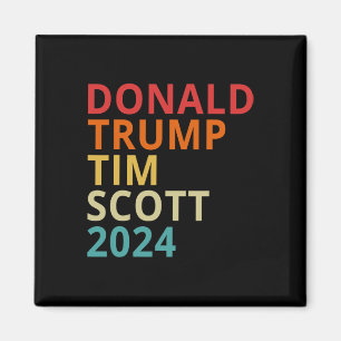 Íman Donald Trump Tim Scott 2024 Presidente Republicano