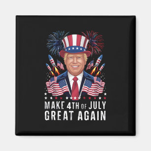 Íman Donald Trump Torna 4 De Julho Grande Novamente