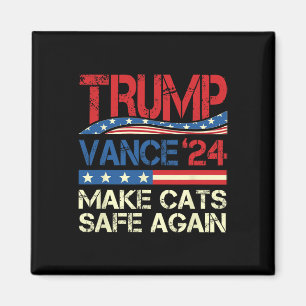 Íman Donald Trump Torna Os Gatos Seguros Novamente 2024