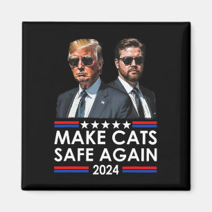Íman Donald Trump Torna os Gatos Seguros Novamente 2024