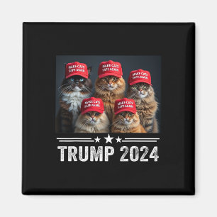 Íman Donald Trump Torna Os Gatos Seguros Novamente Red
