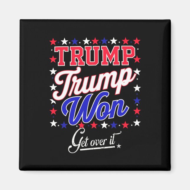Íman Donald Trump Won Supera 2024 Trump Won Electi (Frente)