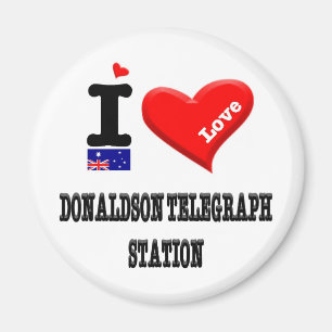 Íman DONALDSON TELEGRAFA a ESTAÇÃO - amor de I
