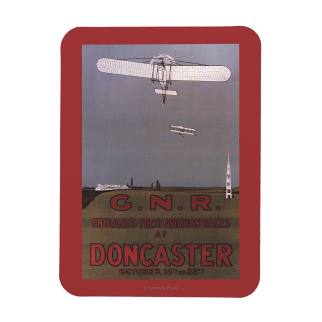 Íman Doncaster, Inglaterra - Primeiras Raças de Aviação (Vertical)