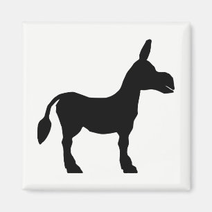Íman Donkey Silhouette