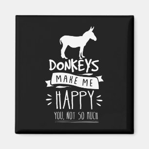 Íman Donkeys Me Faz Feliz Você Não É Muito Engraçado Ho