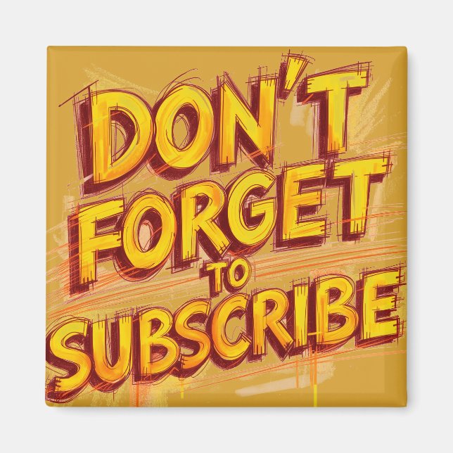 Íman Don't Forget To Subscribe (Frente)