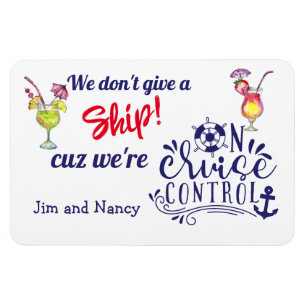 Íman Don't Give A Ship Stateroom Door Magnet