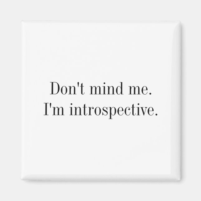 Íman Dont Mind Me Im Introspective  (Frente)