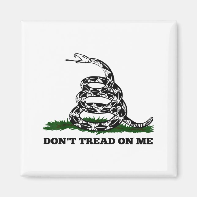 Íman Don't Tread On Me 2nd Amendment Patriotic New Nove (Frente)