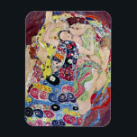 Íman Donzela (Virgin), Gustavo Klimt, arte Nouveau do<br><div class="desc">O novo (aka o Virgin) (1913) por Gustavo Klimt é uma pintura do retrato do simbolismo das belas artes de Nouveau da arte da era do Victorian do vintage. Diversas mulheres que bocejam, esticando e dormindo em uma cama coberta com as coberturas coloridas do teste padrão de mosaico. Sobre o...</div>