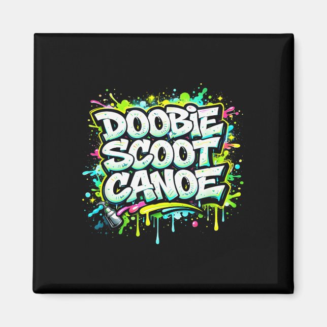 Íman Doobie desliza canoa engraçado canoagem  (Frente)