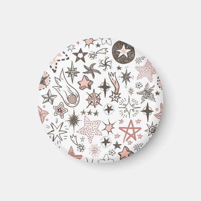 Íman Doodle Cósmico: Estrelas e Cometas (Frente)