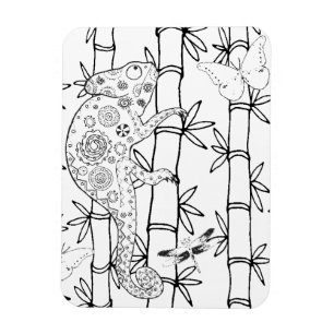 Íman Doodle do camaleão