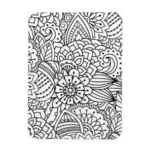 Íman Doodle do design da flor