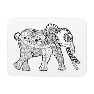 Íman Doodle do elefante