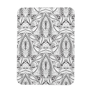 Íman Doodle tribal abstrato