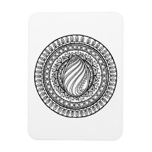 Íman Doodle tribal do círculo