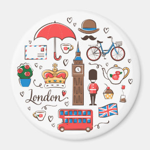 Íman Doodles de Londres