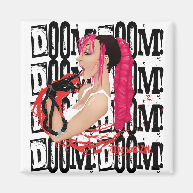 Íman DOOM! Revista "Z" (Frente)