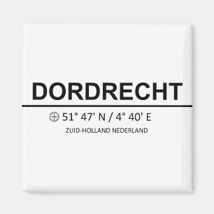 Íman Dordrecht Coordenaten - Coordenadas Dordrecht