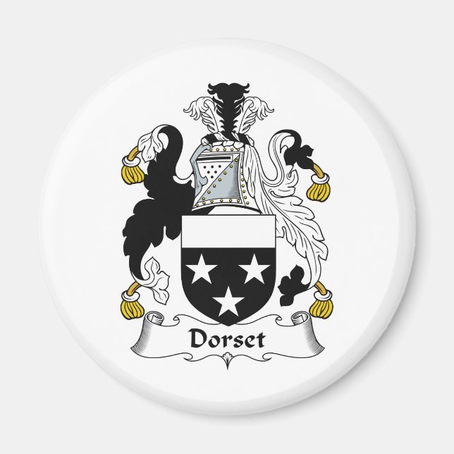 Íman Dorset Family Crest (Frente)