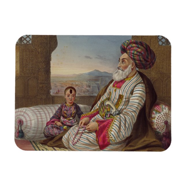 Íman Dost Mahommed (1793-1863) Rei de Caubul e o seu Y (Horizontal)