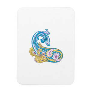 Íman Dot, Sherpa Blue, Golden Sand Design
