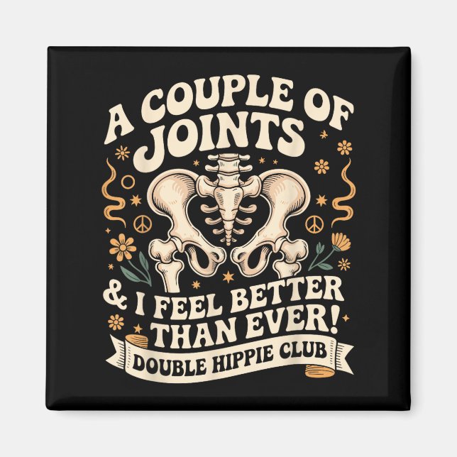 Íman Double Hipe Club Shirt New Hip Replacement  (Frente)