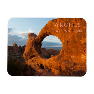 Íman Double O Arch, Arches National Park, Utah
