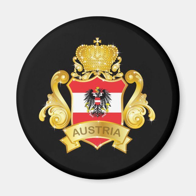 Íman Dourada Áustria (Frente)