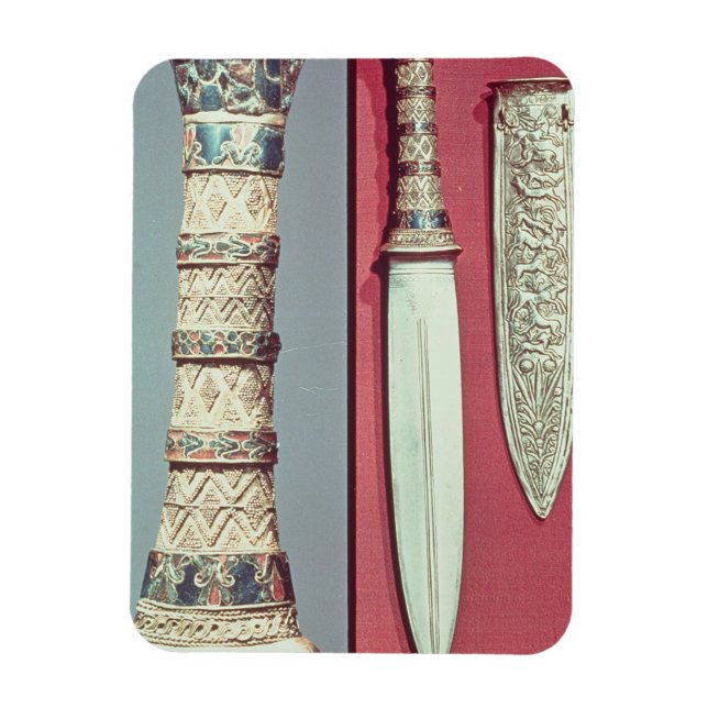 Íman Dourada punhal e bainha, tesouro de Tutankhamun, c (Vertical)