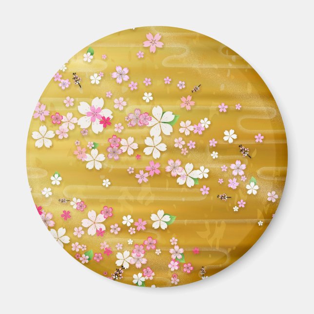 Íman Dourada Sakura Kimono: (Frente)