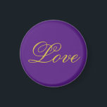 Íman Dourada Script Color Com Caligrafia De Casamento R<br><div class="desc">Você pode mudar facilmente as fontes e as cores. Você também pode adicionar seu logotipo e a imagem de fundo conforme desejar.</div>