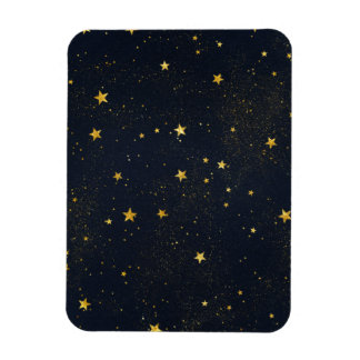 Íman Douradas estrelas no céu noturno