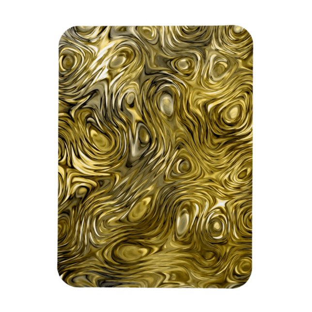 Íman "Dourado" de impressão (Vertical)