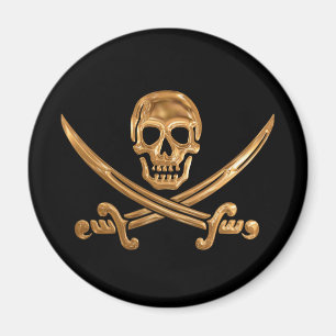 Íman Dourado Jolly Roger