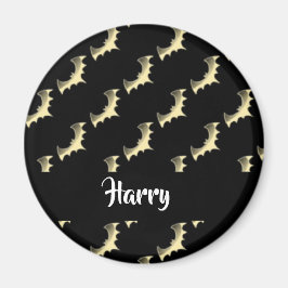 Íman Dourados morcegos em preto