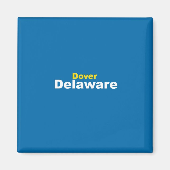 Íman Dover, Delaware Magnet (Frente)