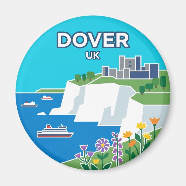 Íman Dover Reino Unido (Frente)