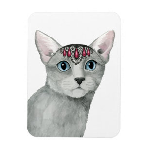 Íman Downton Cat Bejeweled