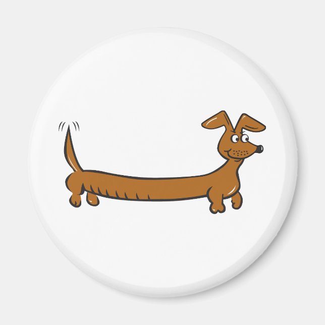 Íman Doxie Dachshund (Frente)