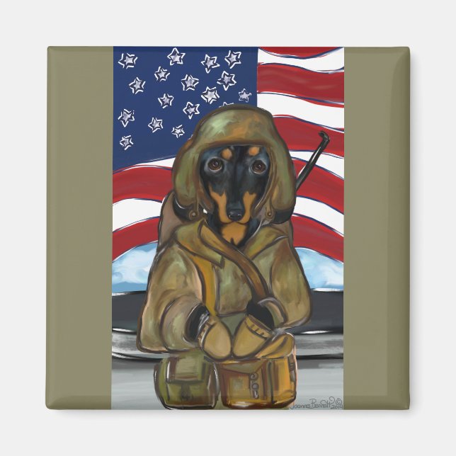 Íman Doxie Soldier (Frente)
