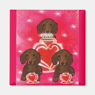 Íman Doxie Vermelho do Dia dos Namorados