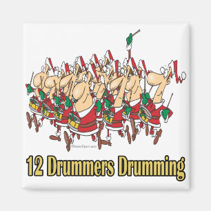 Íman doze bateristas batendo 12 duodécimo dia