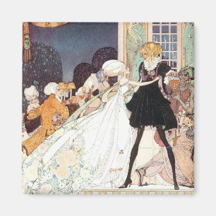 Íman Doze Princesas Dançantes Vintage por Kay Nielsen