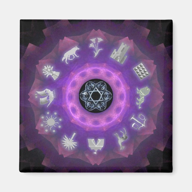 Íman Doze tribos (Frente)