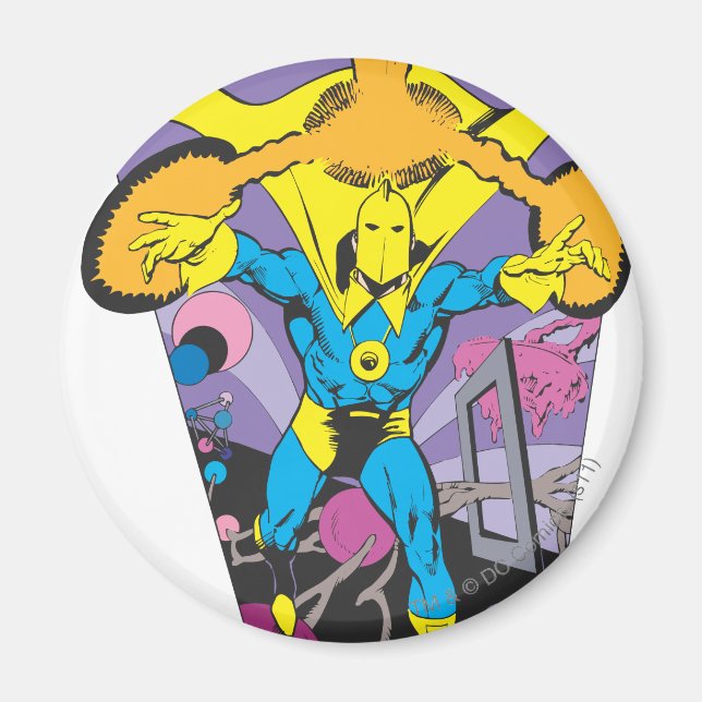 Íman Dr. Fate Manipula Magia (Frente)