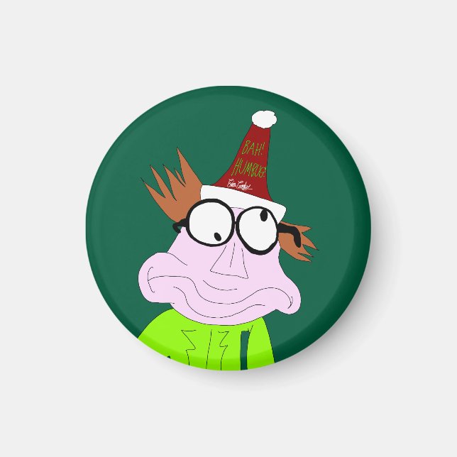 Íman Dr. LeBrick Bah Humbug natal (Frente)